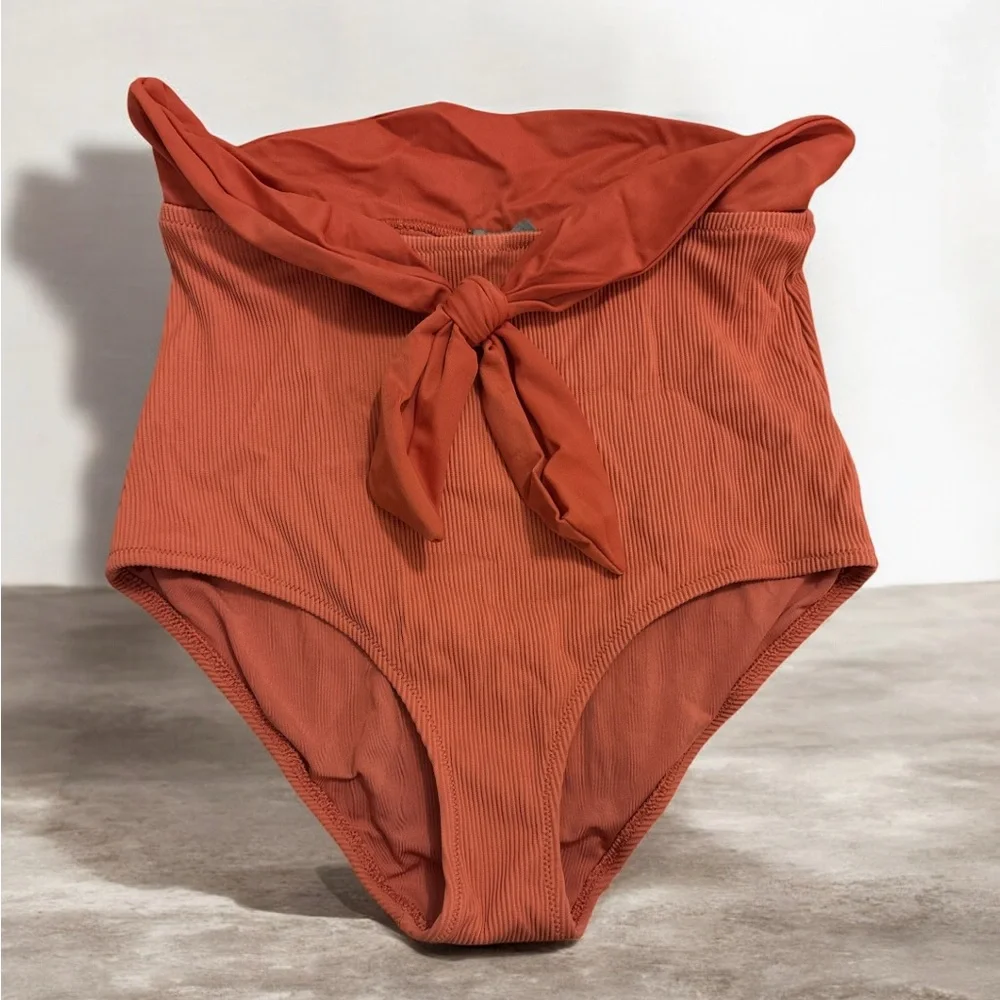 Aerie high waist Orange Swim Bottom - Picture 1 of 5